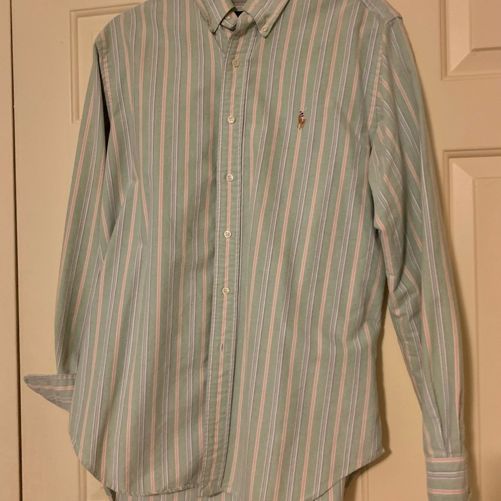 Ralph Lauren, button down, long sleeve shirt. 16 (34/35)